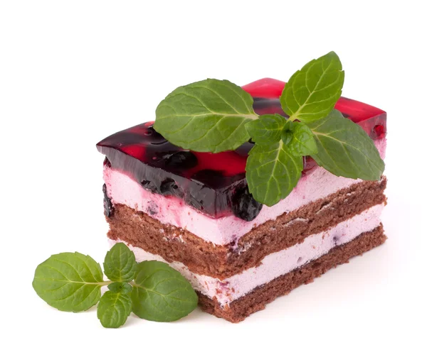 Вкусный кусок торта — стоковое фото