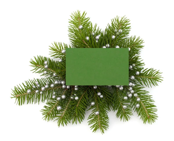 グリーティング カード クリスマスの飾り — ストック写真