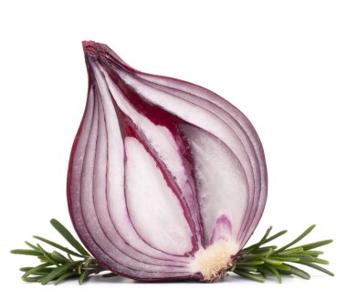 Kırmızı soğan ve biberiye yaprağı