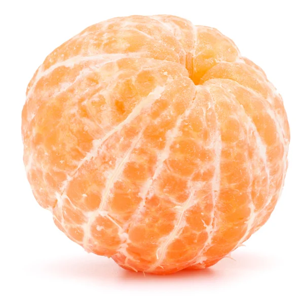 Peeled tangerine or mandarin fruit — Stock Photo, Image