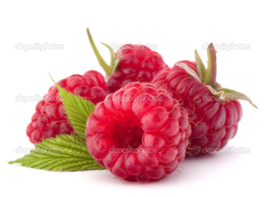 Ripe raspberries