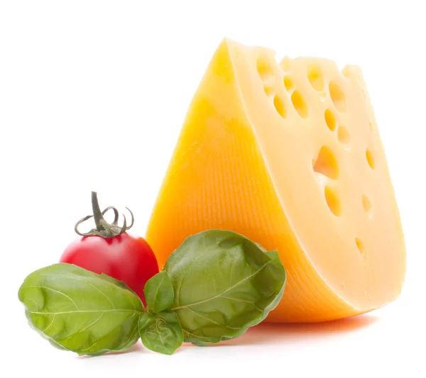 Brânza și busuiocul lasă viață liniștită — Fotografie, imagine de stoc