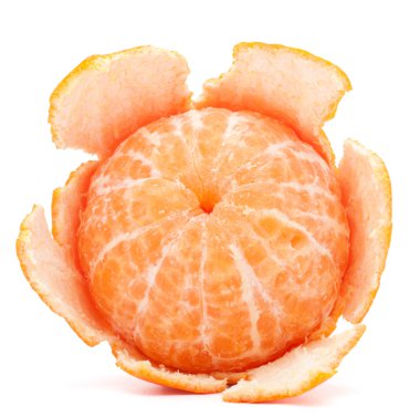 soyulmuş mandalina veya mandalina meyve