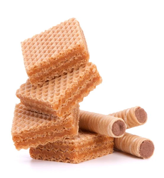 Wafers or honeycomb waffles — Stock Photo, Image