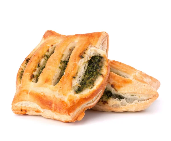 Puff pastry bun isolated on white background. — Stock Photo, Image