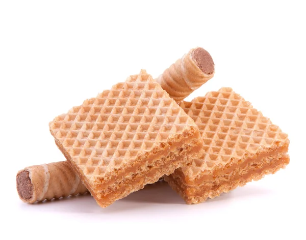 Wafers or honeycomb waffles — Stock Photo, Image