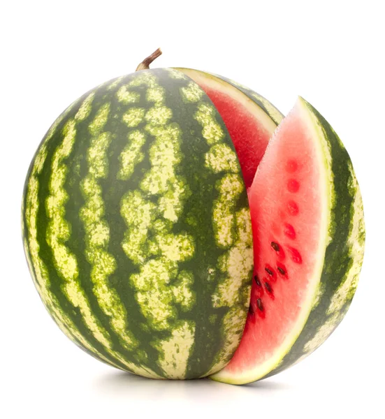 Aufgeschnittene reife Wassermelone — Stockfoto