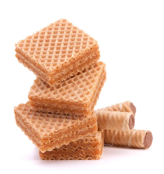 Wafers or honeycomb waffles — Stock Photo, Image