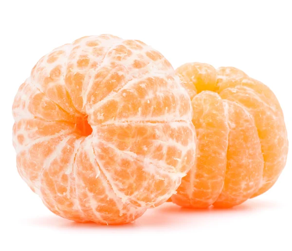 Peeled tangerine or mandarin fruit — Stock Photo, Image