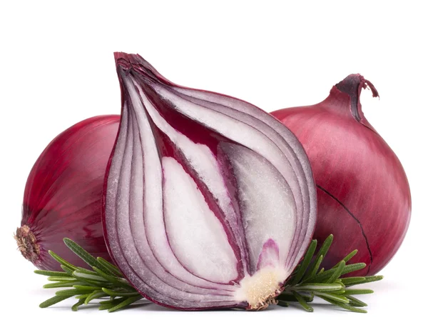 Kırmızı soğan ve biberiye yaprağı