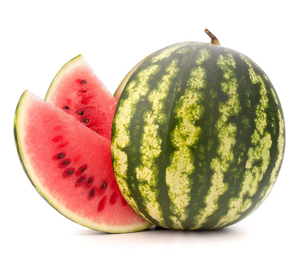 Aufgeschnittene reife Wassermelone — Stockfoto