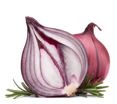 Kırmızı soğan ve biberiye yaprağı