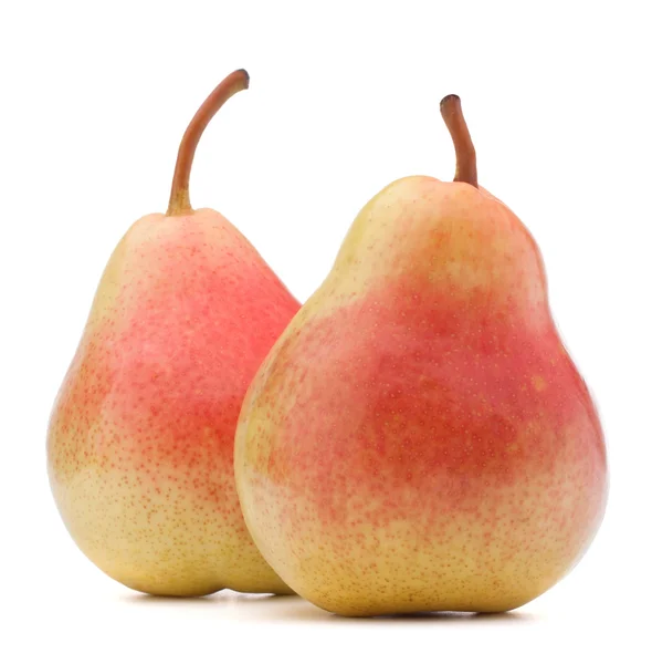 Fruto de pera madura aislado sobre fondo blanco recorte — Foto de Stock