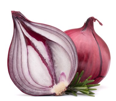 Kırmızı soğan ve biberiye yaprağı