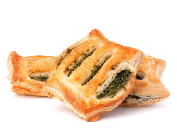Puff pastry bun isolated on white background. — Stock Photo, Image