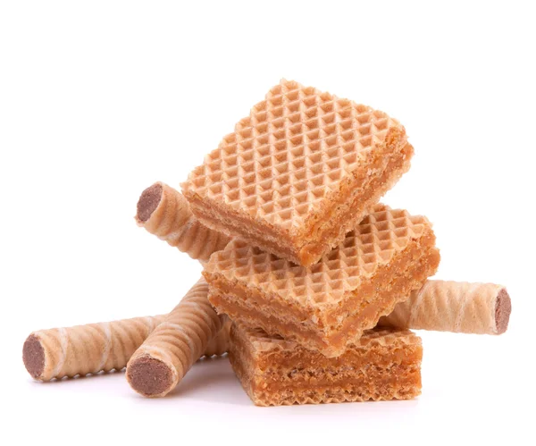 Bolachas (wafers) ou waffles de favo de mel — Fotografia de Stock