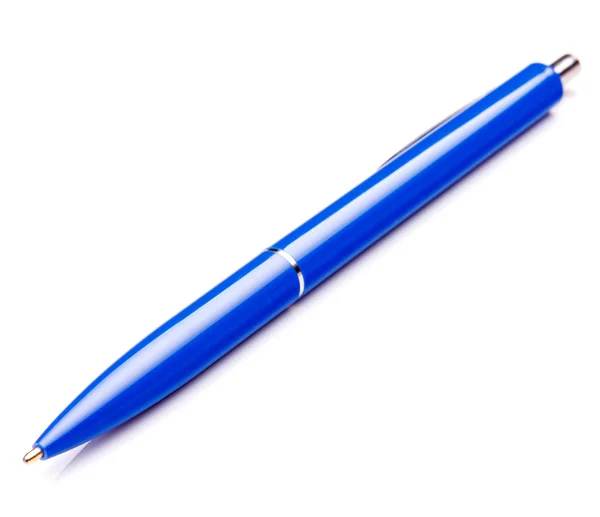 Шариковая ручка, выделенная на белом фоне — стоковое фото