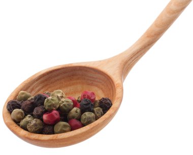 tahta kaşık Mix baharat biber