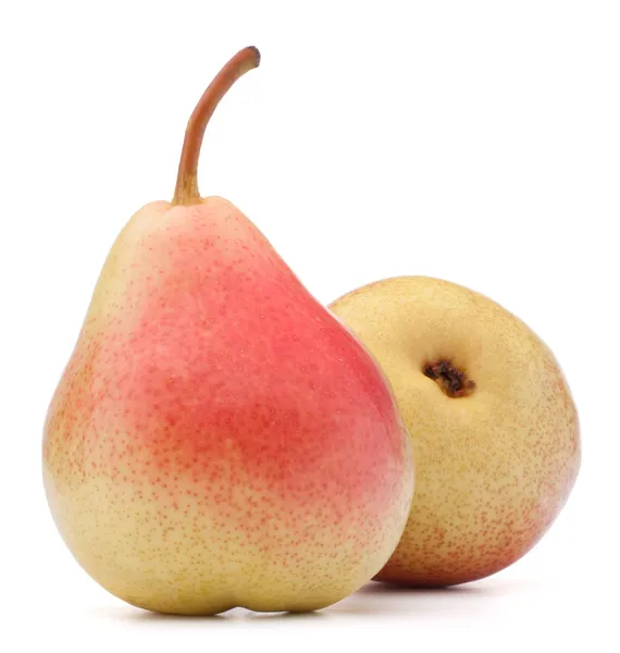 Fruto de pera madura aislado sobre fondo blanco recorte — Foto de Stock