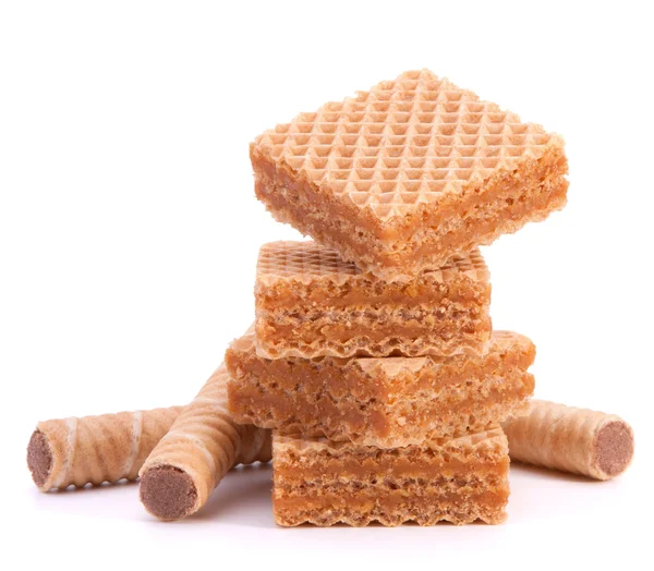 Bolachas (wafers) ou waffles de favo de mel — Fotografia de Stock