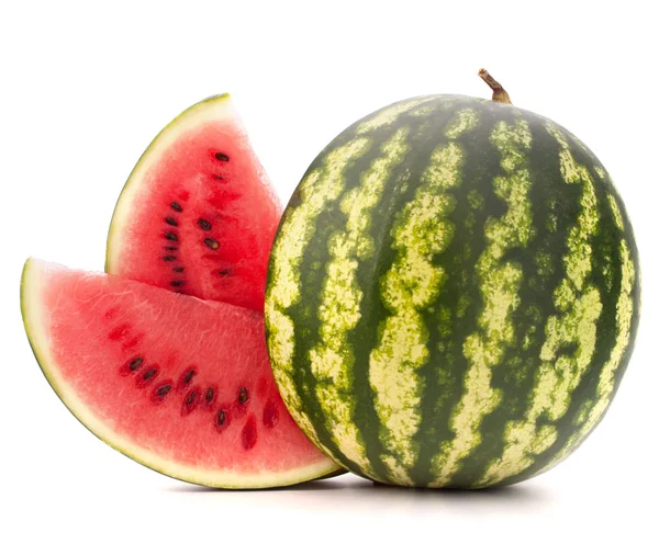 Aufgeschnittene reife Wassermelone — Stockfoto