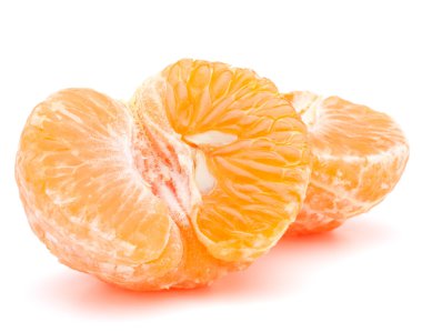mandalina veya mandalina meyve yarısı soyulmuş