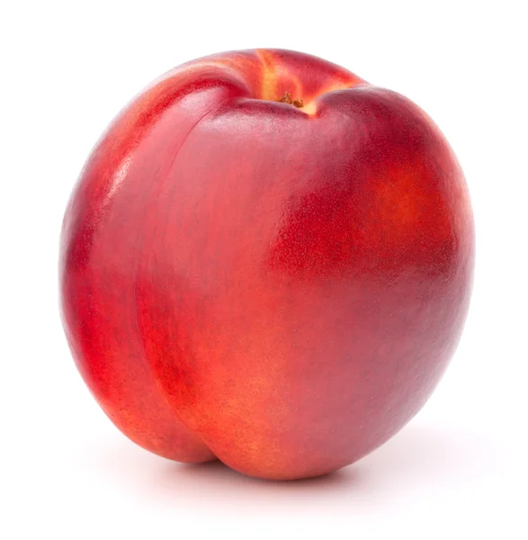 Nectarine vruchten op witte achtergrond knipsel geïsoleerd — Stockfoto