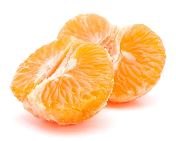 半剥橘子或普通话的水果 — 图库照片