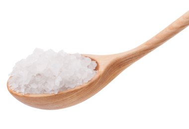 tahta kaşık mineral tuz