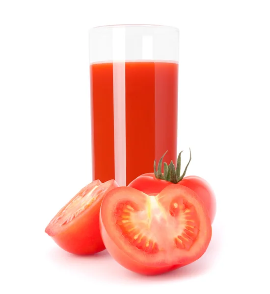 Tomato vegetable juice in glass — ストック写真