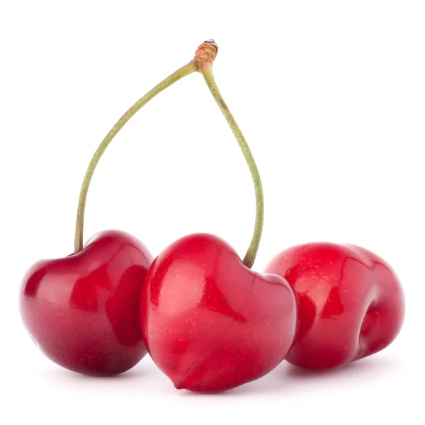 Třešňový plody ve tvaru srdce — Stock fotografie