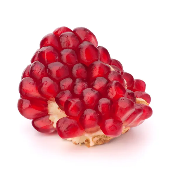 Broken pomegranate segment — Stock Photo, Image