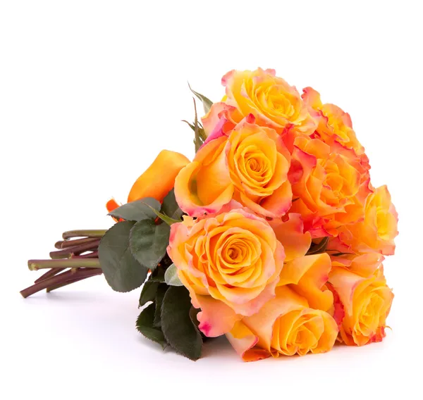 Gele rose bloemboeket — Stockfoto