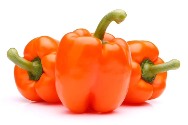 Sweet bell pepper isolated on white background cutout — Stock Photo, Image