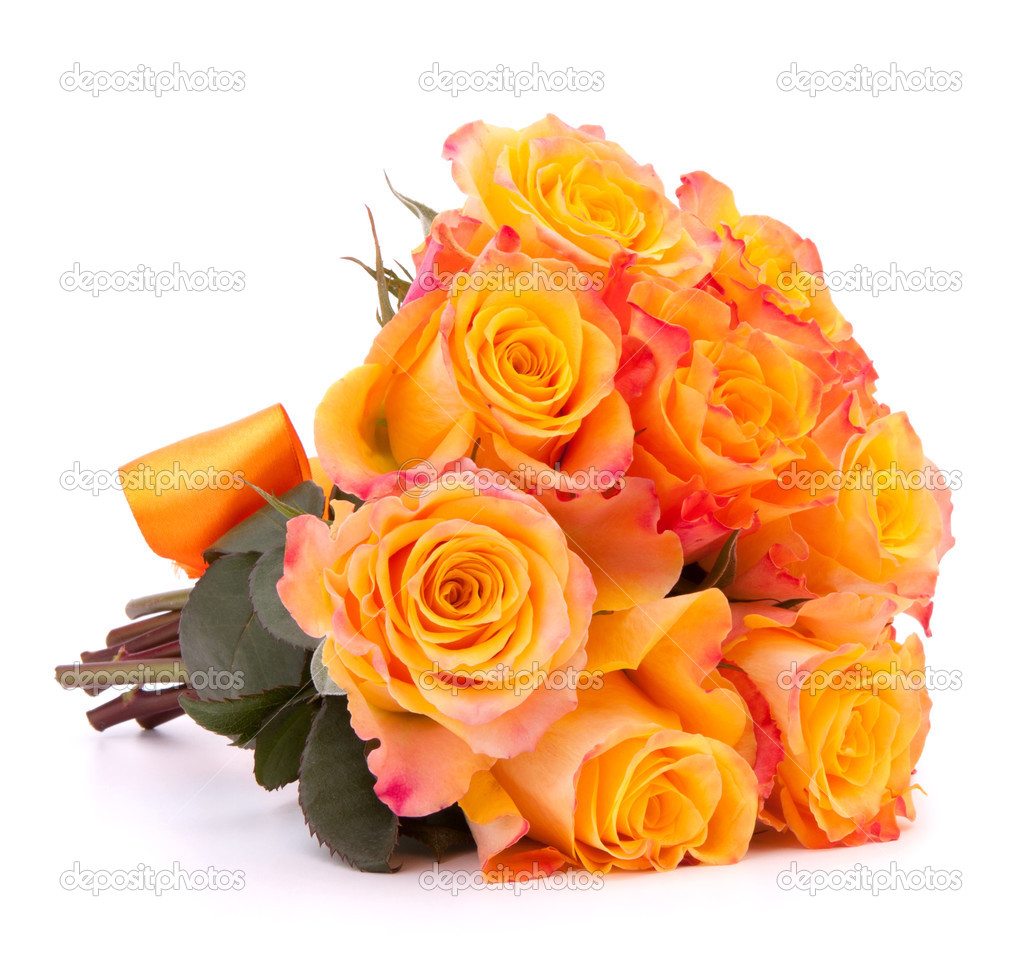Yellow rose flower bouquet Stock Photo by ©natika 43546893