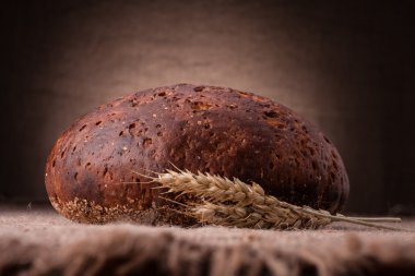 somun ekmek ve çavdar kulakları natürmort 