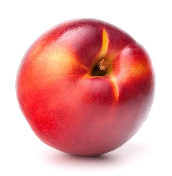 Nektarin frukt isolerad på vit bakgrund cutout — Stockfoto