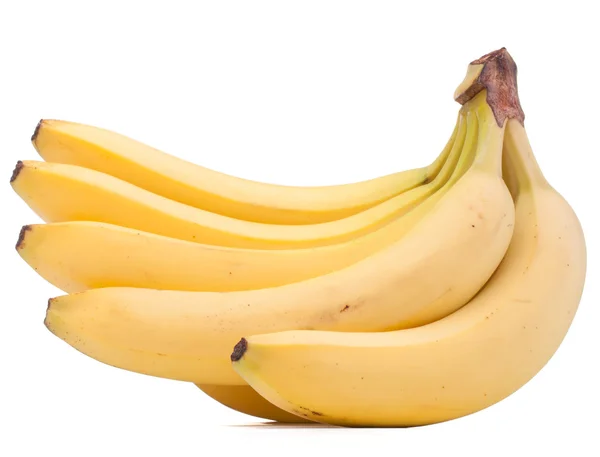 Bananer gäng isolerade på vit bakgrund cutout — Stockfoto
