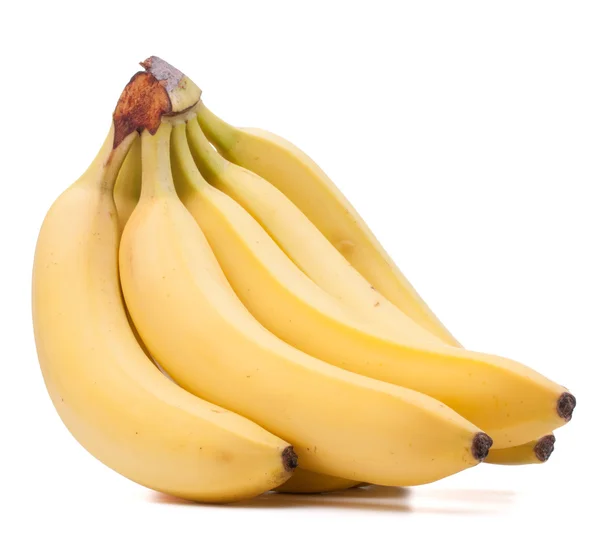 Bananas bunch isolated on white background cutout Stock Image