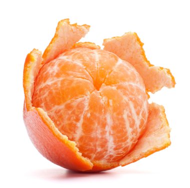 soyulmuş mandalina veya mandalina meyve