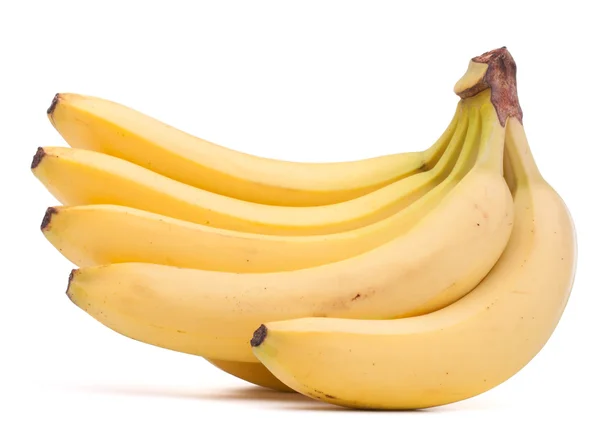 Куча бананов, изолированных на белом фоне — стоковое фото