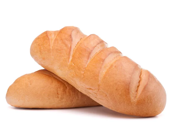 Fresh bread isolated on white background cutout — Stock Photo, Image