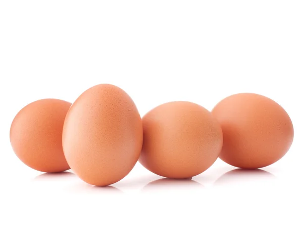 Uovo isolato su sfondo bianco ritaglio — Foto Stock