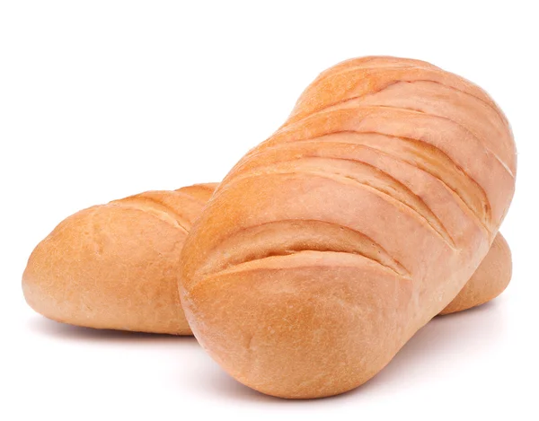 Frisches Brot isoliert auf weißem Hintergrund Ausschnitt — Stockfoto