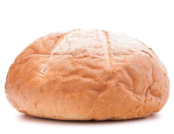 Friss kenyér, elszigetelt fehér háttér kivágott — Stock Fotó