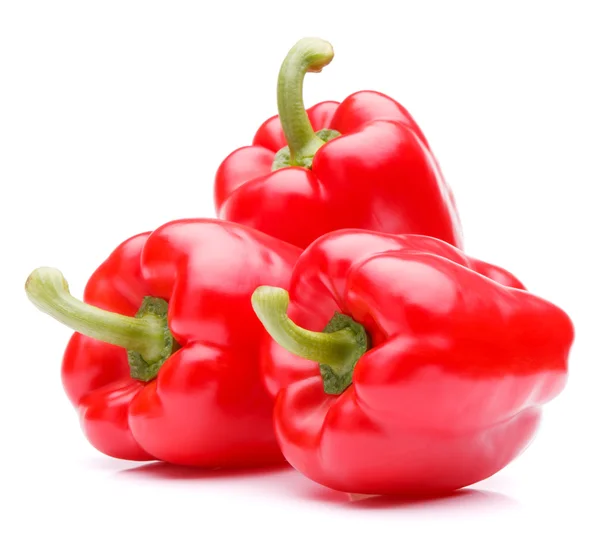 Zoete paprika geïsoleerd op witte achtergrond cutout — Stockfoto