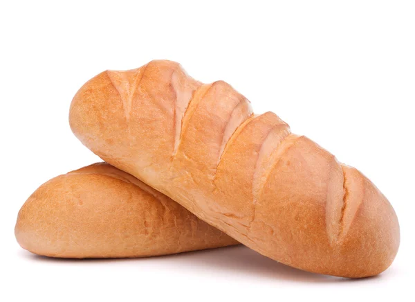 Frisches Brot isoliert auf weißem Hintergrund Ausschnitt — Stockfoto