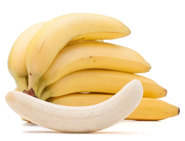Manojo de plátanos aislado sobre fondo blanco recorte —  Fotos de Stock