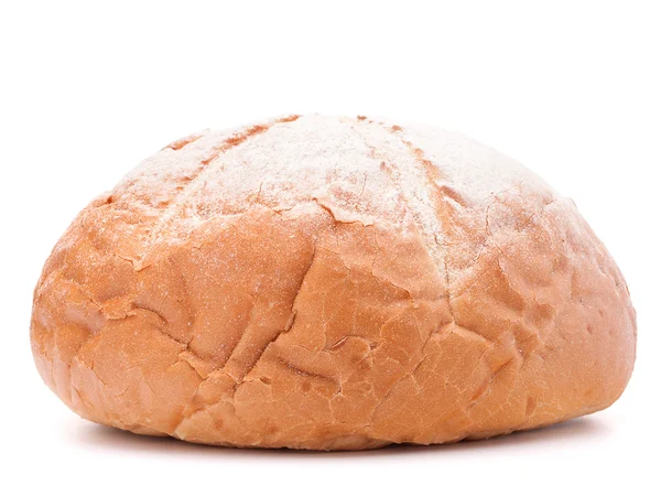 白い背景の切り欠きに分離した焼きたてのパン — ストック写真