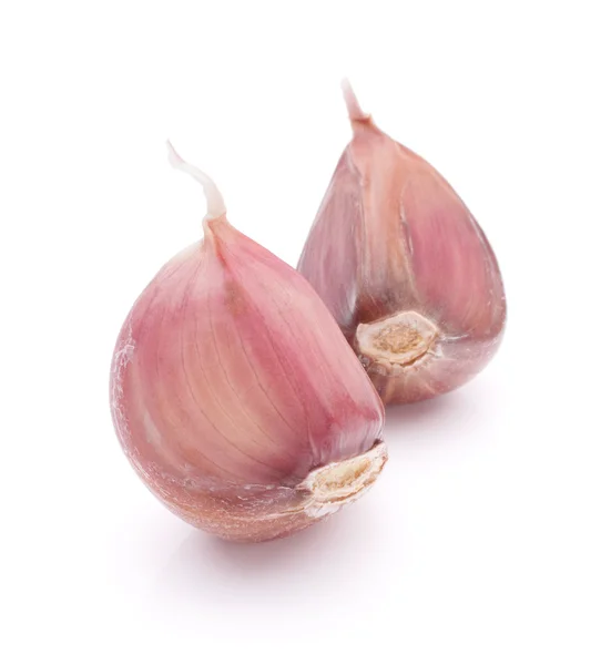 Garlic clove isolated on white background cutout — Stock Photo, Image